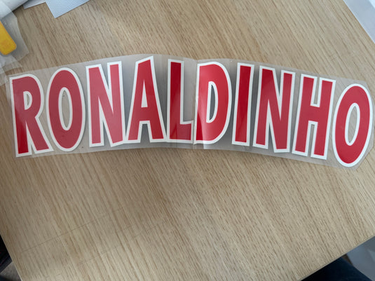 Ronaldinho PSG Name only (clearance) for Football Shirt