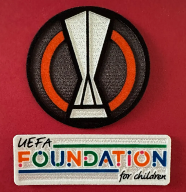 2021-2023 Europa League patch player size Iron On Foundation patch