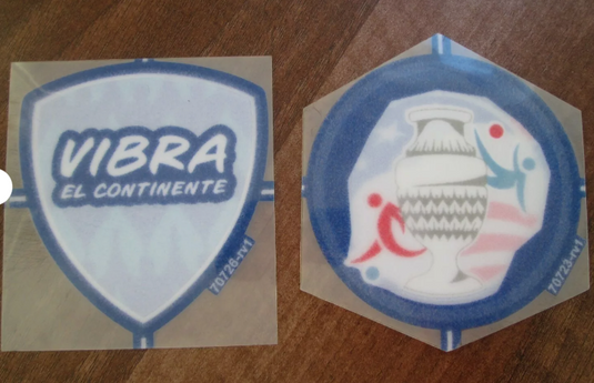 Copa America USA 2024 Vibra el Continente Sleeve Patch Badge Argentina Campeon