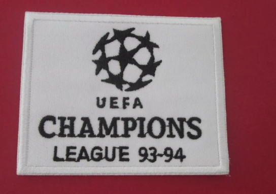 1993-1994 Champions League patch player size