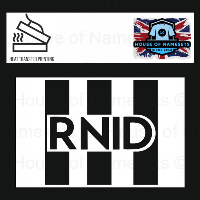 RNID sponsor patch badge for Newcastle United 2023-2024 Home Football Shirt
