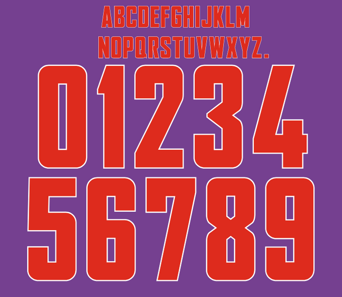 Arsenal 2012-2013 Home Nameset for Football Shirt Any Name and Number