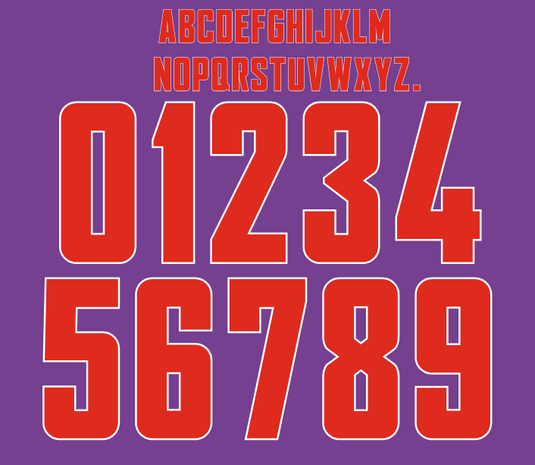 Arsenal 2012-2013 Home Nameset for Football Shirt Any Name and Number