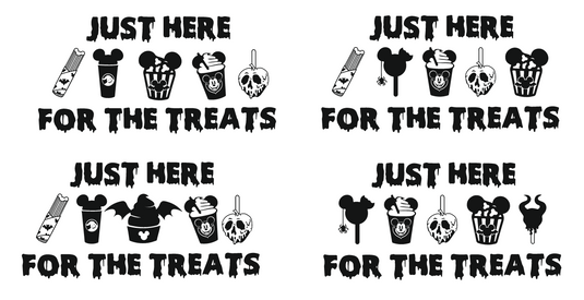 disney just here for the treats halloween mnsshp 2025 tshirt graphic