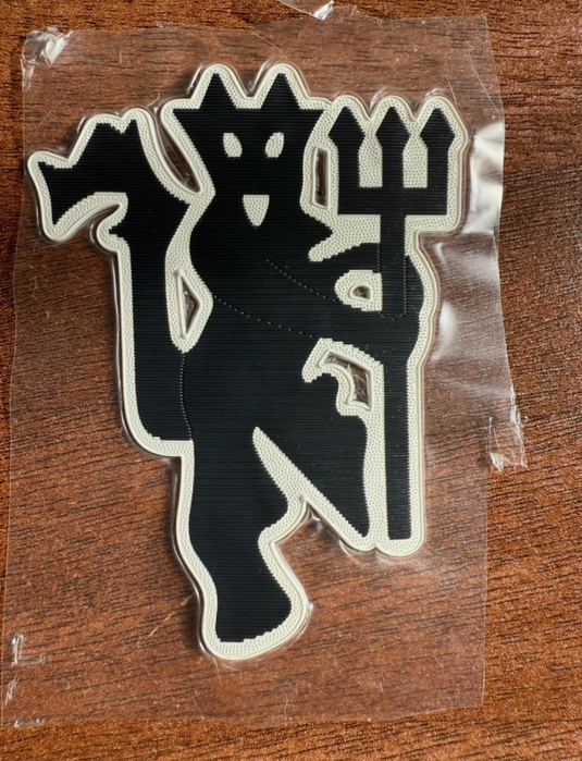 Premier League Manchester United 2025-26 Black Silicon Iron On Patch Badge patch