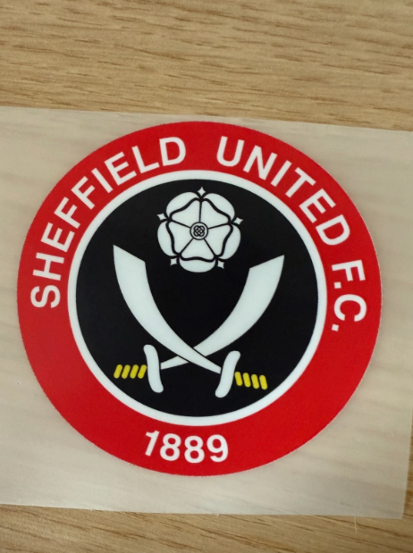 EFL Sheffield United DTF Flat Iron On Patch Badge Approx 74mm