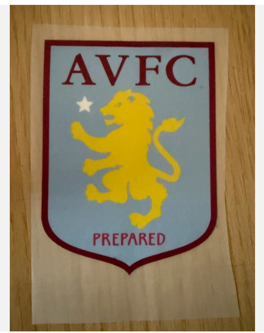 Premier League Aston Villa EPL 2007-2008 DTF Flat Iron On Patch Badge