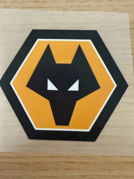 Wolves First Badge EFL Wolves Wolverhampton Wanderers DTF Flat Iron On Patch Badge – House ...