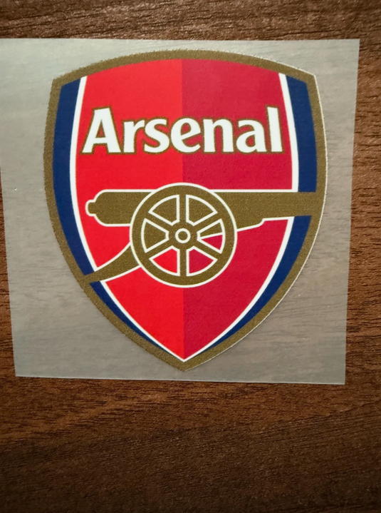 Premier League Arsenal DTF Flat Iron On Patch Badge 70 x 60mm EPL AFC