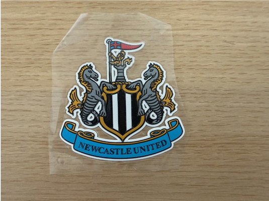 EPL Premier League Newcastle United Silicon Iron On Patch Badge 70 x 80mm NUFC