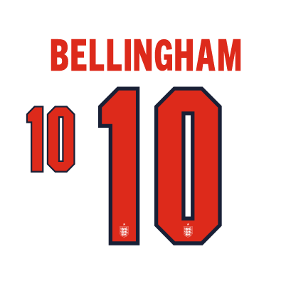 England World Cup 2026 Player Name and Number for Football Shirt