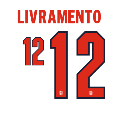 England World Cup 2026 Player Name and Number for Football Shirt