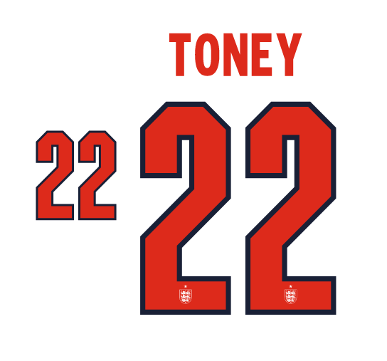 Laden Sie das Bild in Galerie -Viewer, England World Cup 2026 Player Name and Number for Football Shirt
