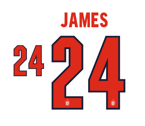 England World Cup 2026 Player Name and Number for Football Shirt