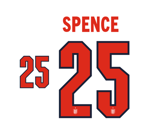 England World Cup 2026 Player Name and Number for Football Shirt