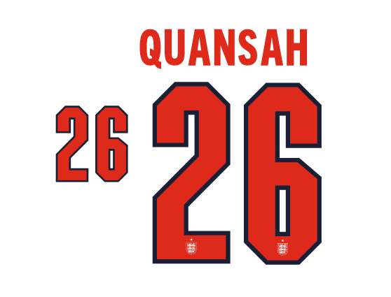 Laden Sie das Bild in Galerie -Viewer, England World Cup 2026 Player Name and Number for Football Shirt

