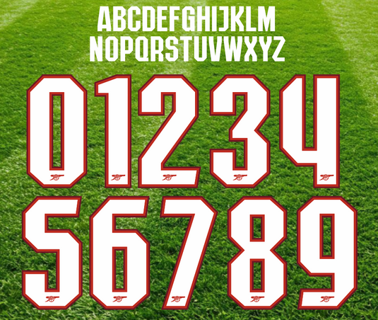 arsenal 2026-2027 home football shirt any name and number nameset