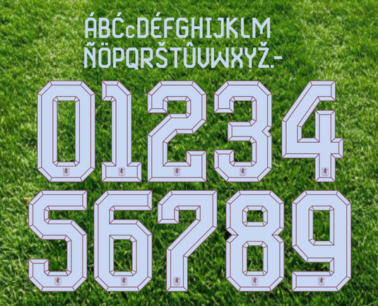 Aston Villa 2026-2027 Home Any Name and Number Nameset for Football Shirt