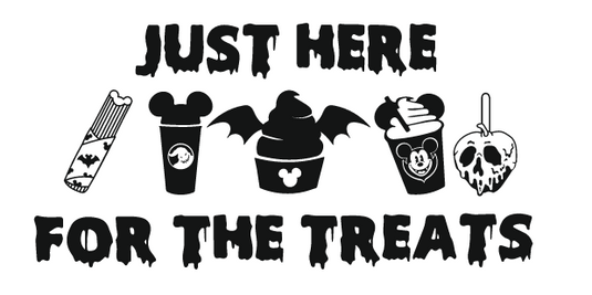 Disney Just Here For The Treats Halloween MNSSHP DTF Graphic