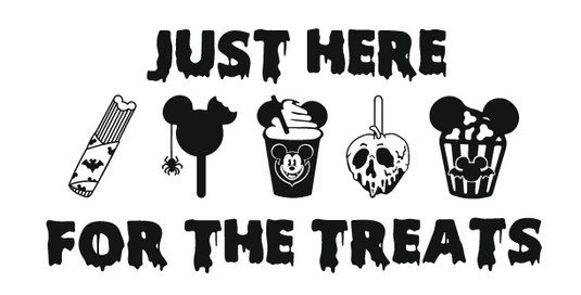 Disney Just Here For The Treats Halloween MNSSHP DTF Graphic