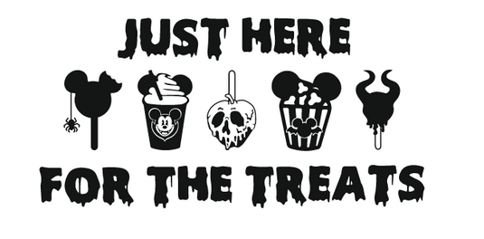 Disney Just Here For The Treats Halloween MNSSHP DTF Graphic