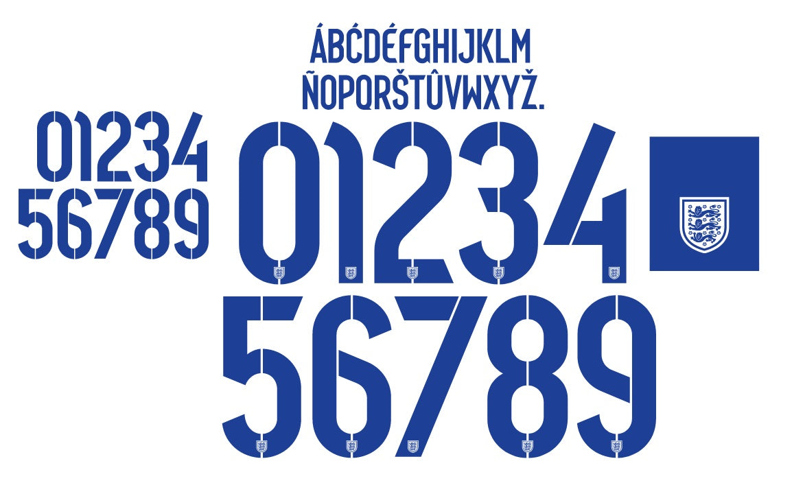 England Lionesses 2023 Home Nameset for Football Shirt Any Name & Numb ...