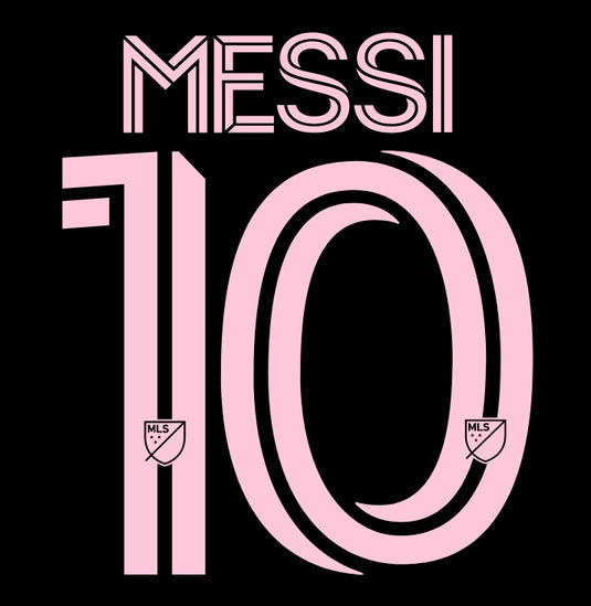 Messi #10 Inter Miami KIDS 2023-2025 Away Football Shirt Nameset
