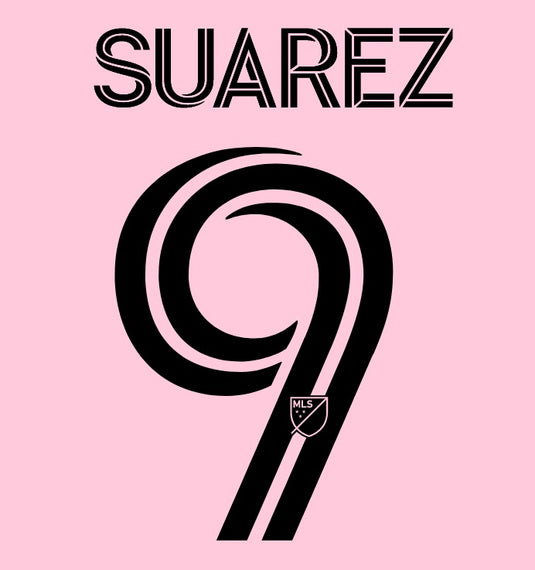 Suarez #9 Inter Miami 2023-2024 KIDS Home Football Shirt Nameset
