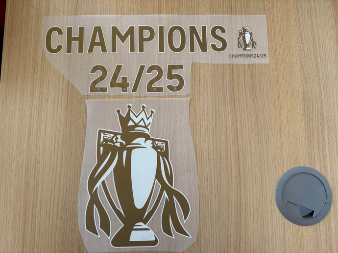 Premier League Champions Trophy Patch for Liverpool Shirt
