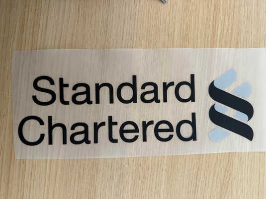 Replacement Sponsor Standard Chartered For Liverpool Home Shirt Plastic
