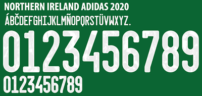 Northern Ireland 2020 Home Football Shirt Nameset Any Name & Number