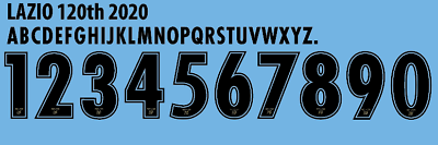 Lazio Serie A 120th Home Football Nameset for shirt Any Name & Number