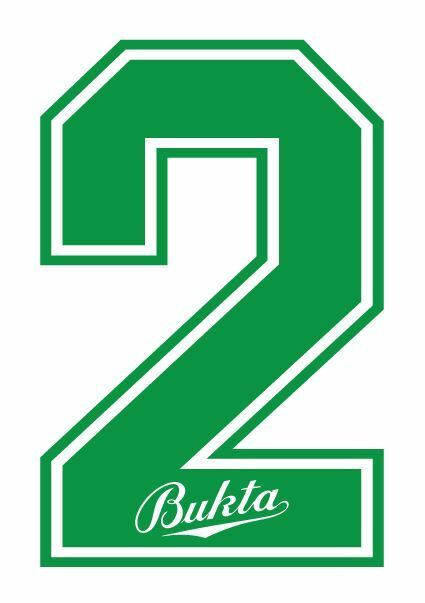 Load image into Gallery viewer, Bukta 1989-1992 Number Green for Football Shirt Nameset
