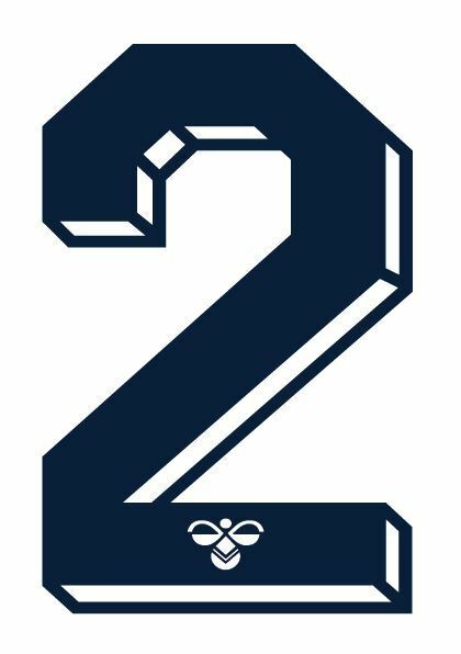 Load image into Gallery viewer, Hummel 1987-1990  Number Navy for Football Shirt Nameset inc Spurs

