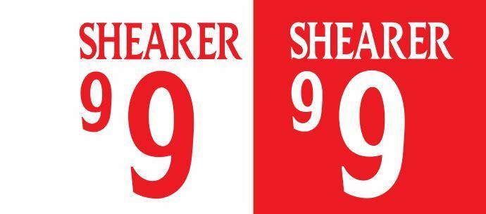 Load image into Gallery viewer, Shearer #9 England Euro 2000 Home &amp; Away Football Nameset shirt
