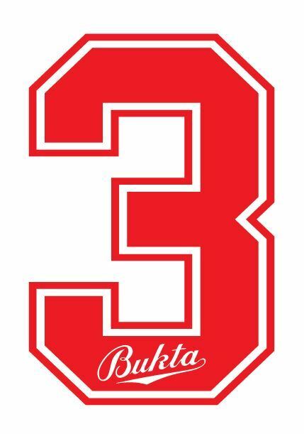 Load image into Gallery viewer, Bukta 1989-1992 Number Red for Football Shirt Nameset inc Wolves Watford
