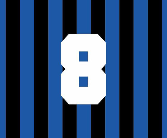 No 8 Inter Milan 1992-1995 Home Football Nameset for shirt