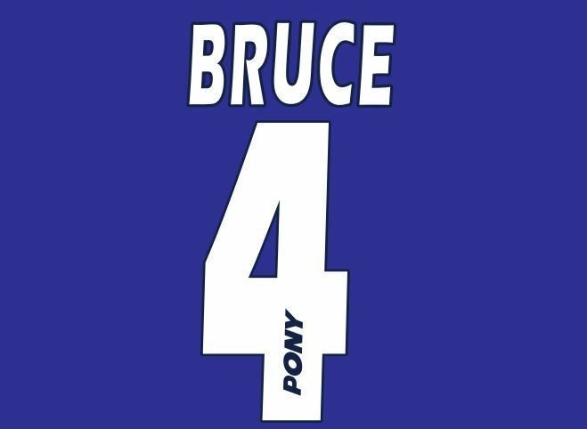 Bruce #4 Birmingham City 1996-1997 Home Football Nameset 4 shirt