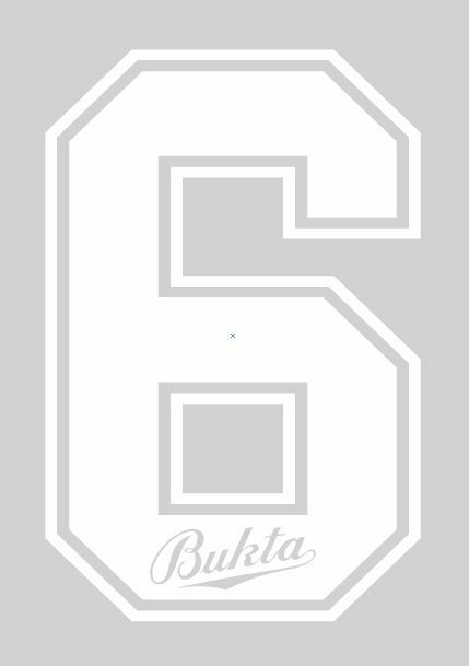 Load image into Gallery viewer, Bukta 1989-1992 Number White for Football Shirt Nameset inc Wolves Watford
