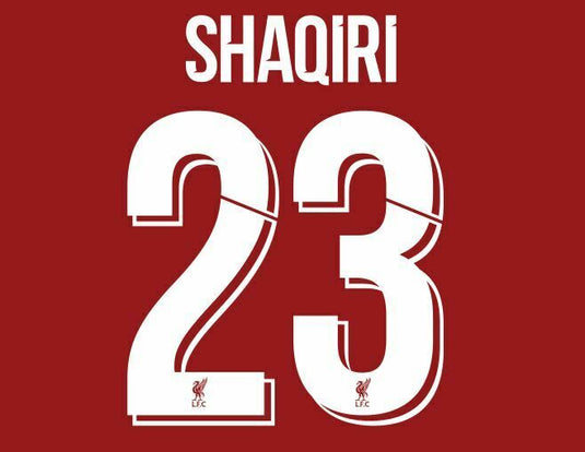 Liverpool Champions League 2018-2022 Football Shirt Nameset Choose Player or Own