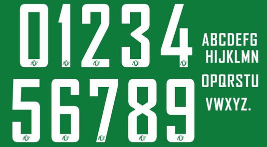 Build Your Own Football Shirt Nameset Chapecoense 2016 get 2 Numbers 10 Letters