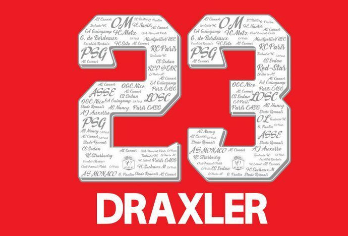 Draxler 23 PSG Coupe De France Final 100 Year Anniversary Football Nameset shirt