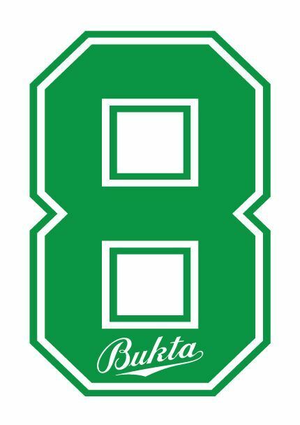 Load image into Gallery viewer, Bukta 1989-1992 Number Green for Football Shirt Nameset
