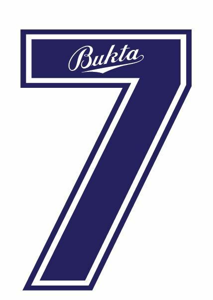 Load image into Gallery viewer, Bukta 1989-1992 Number Navy for Football Shirt Nameset
