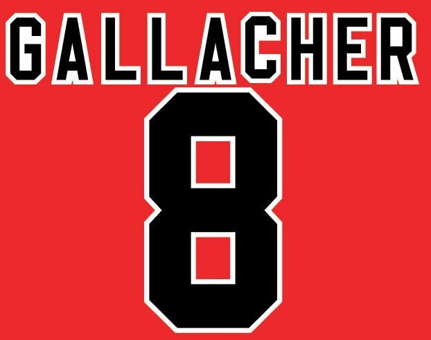 No 8 Gallacher Blackburn Rovers Away 1995-1996 Football Nameset for shirt