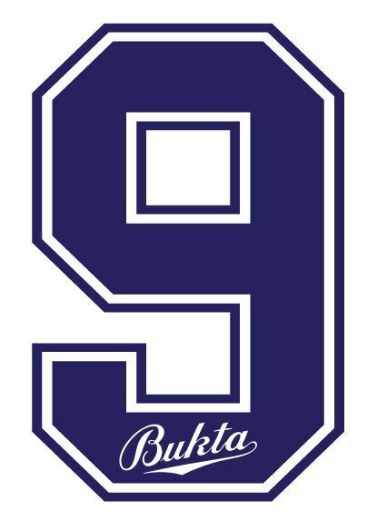Load image into Gallery viewer, Bukta 1989-1992 Number Navy for Football Shirt Nameset
