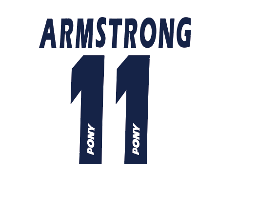 Armstrong #11 1996-1997 Tottenham Hotspur Spurs Home Football Nameset 4 shirt