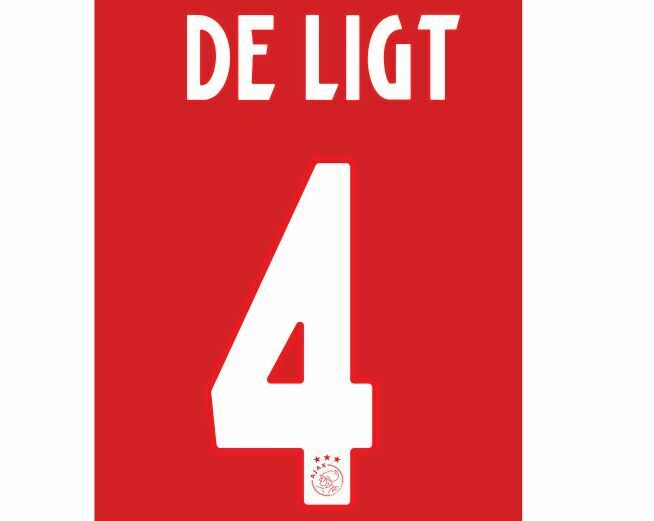 Laden Sie das Bild in Galerie -Viewer, Ajax 2018-2019 Home Football Shirt Nameset Choose a Player or Your Own
