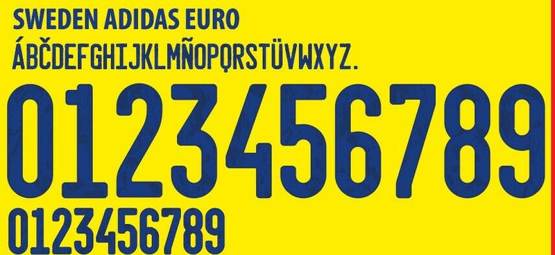 Chargez l&#39;image dans la visionneuse de la galerie, Sweden Euro 2020 2021 Home Football Shirt Nameset Choose Name &amp; Number
