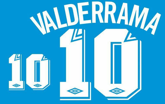 Valderrama 10 Miami Fusion MLS America Home Football Nameset for Shirt